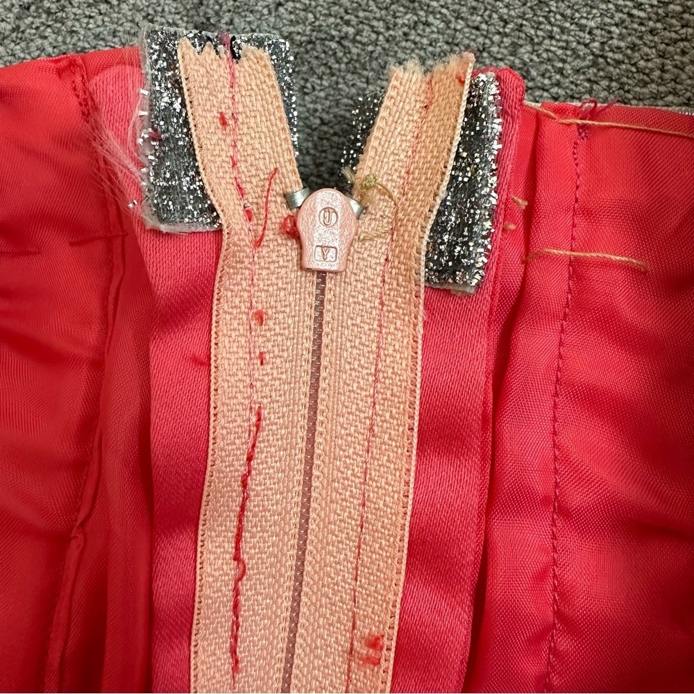 VINTAGE Pink Handmade Renaissance Dress - Picture 7 of 15